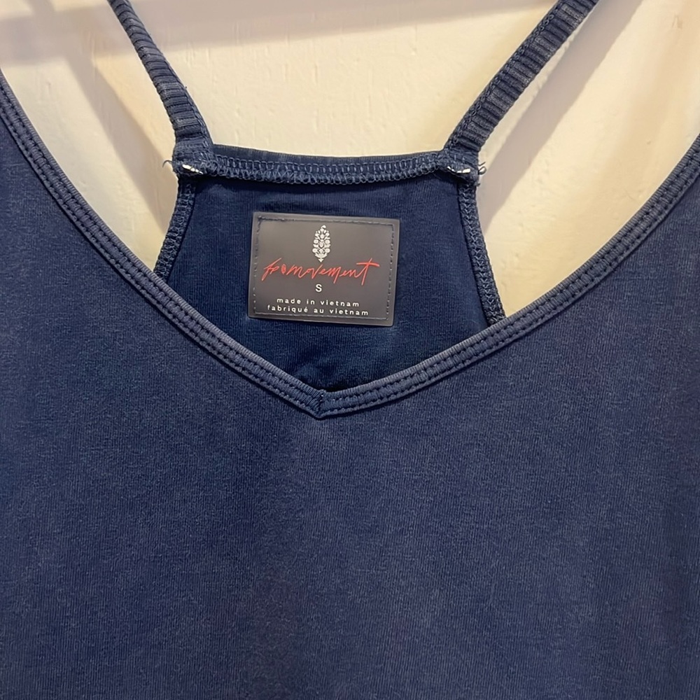 Free People Hot Shot Onesie in blue sz small